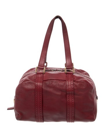 Leather Top Handle Bag Vintage