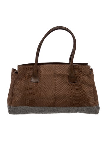 Snakeskin Tote