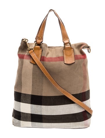 Exploded Check Bucket Bag