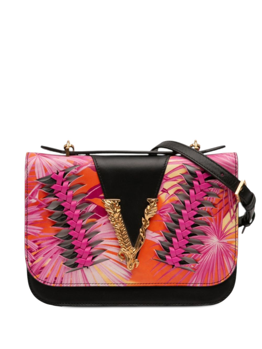 2010-2025 Calfskin Jungle Weave Virtus satchel