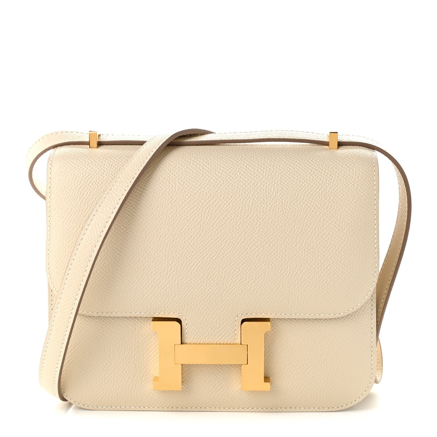 Hermes Epsom Constance 18 Craie