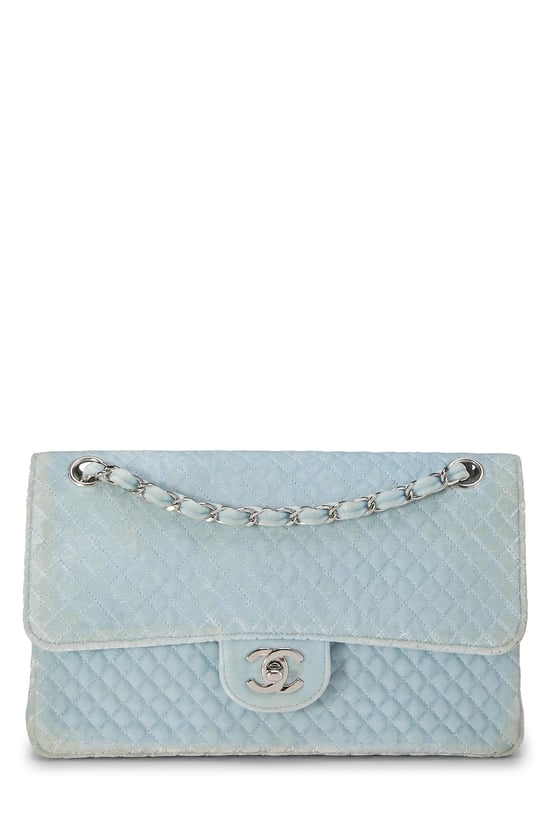 Blue Velvet Half Flap Medium