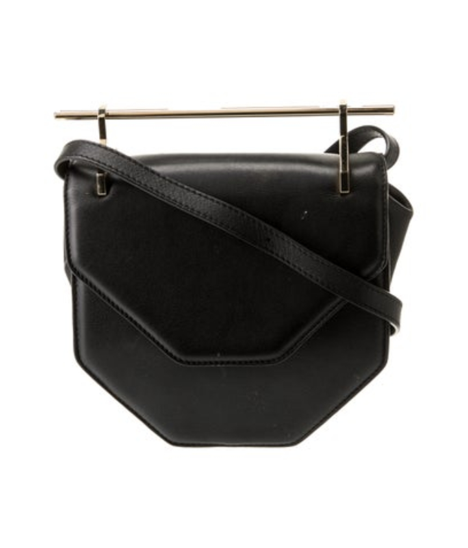 M2Malletier Leather Shoulder Bag