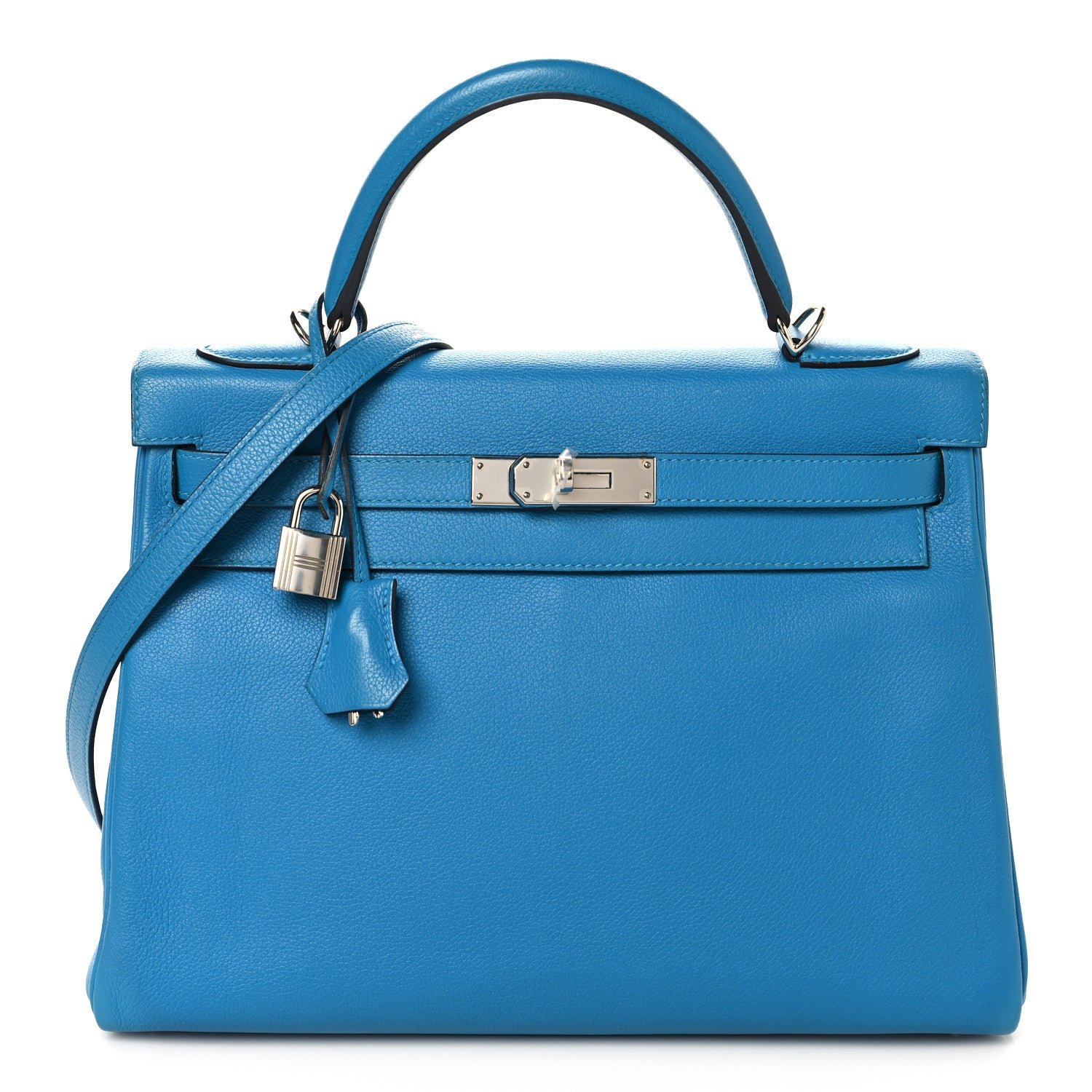 Hermes Togo Kelly Retourne 32 Bleu Zanzibar