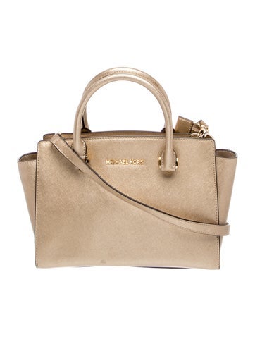 Embossed Leather Top Handle Bag