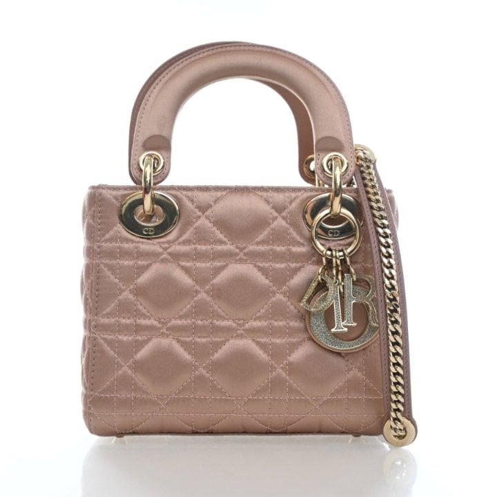 Christian Dior Mini Satin Lady Dior