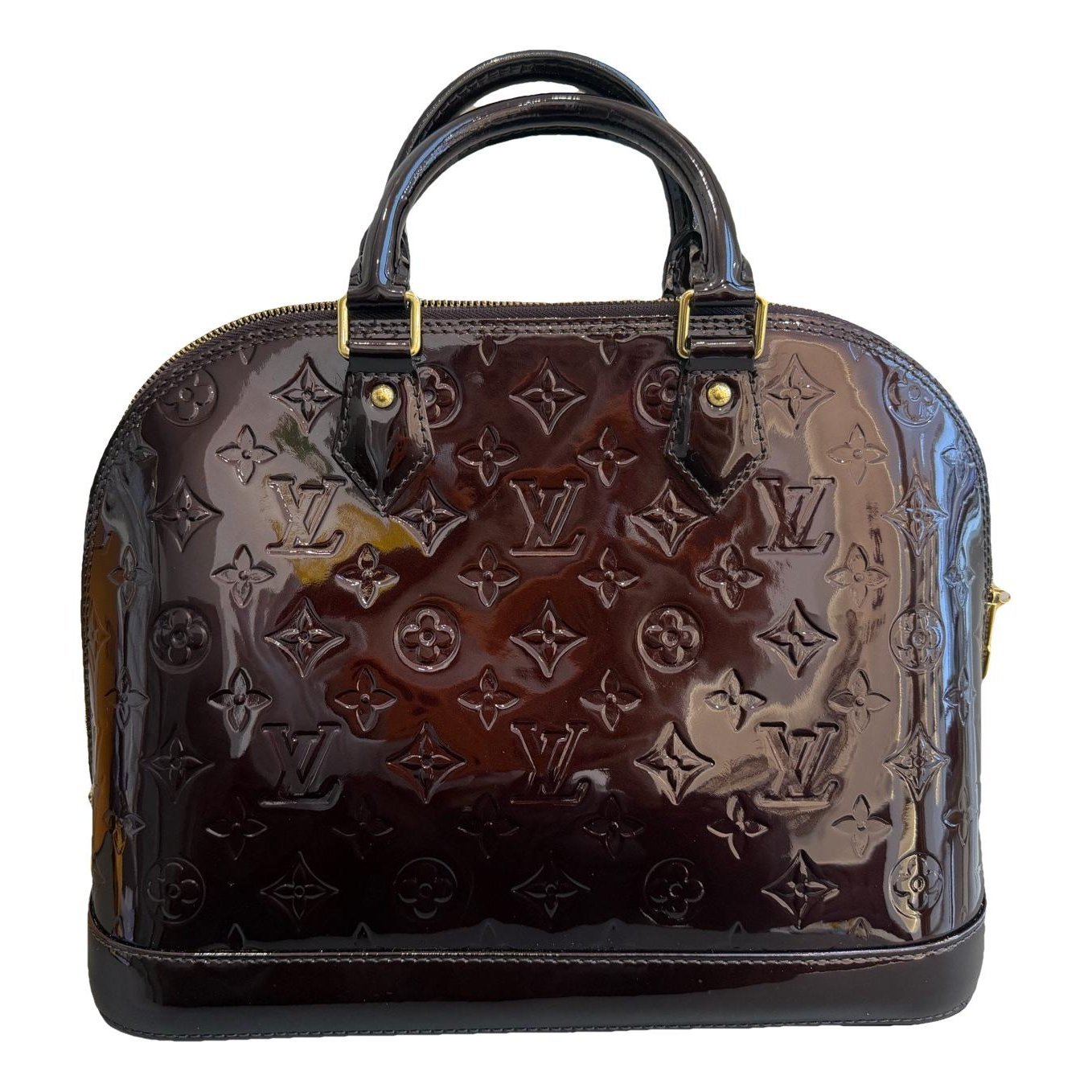 Alma patent leather handbag