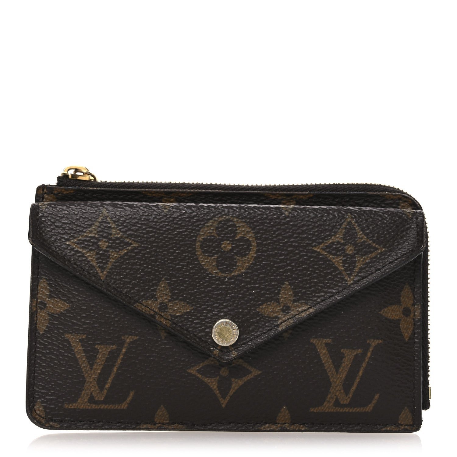 Louis Vuitton Monogram Recto Verso Card Holder Black