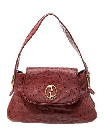 Ostrich Shoulder Bag