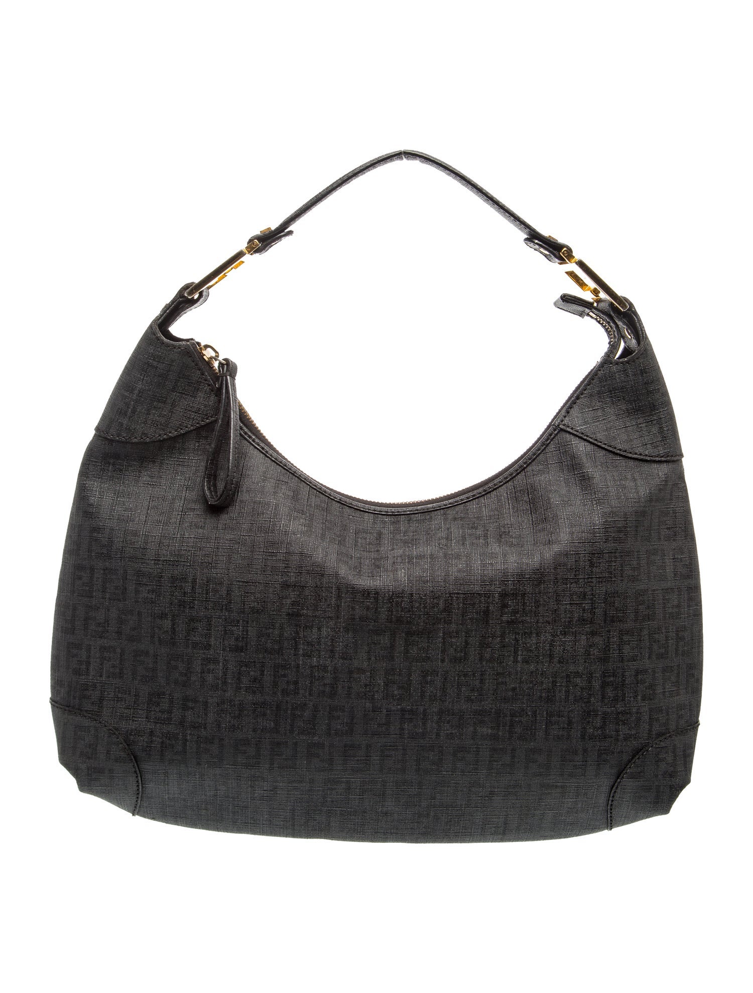 Fendi Zucchino FF Shoulder Bag