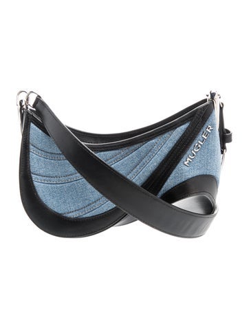 Mugler Denim Crossbody Bag