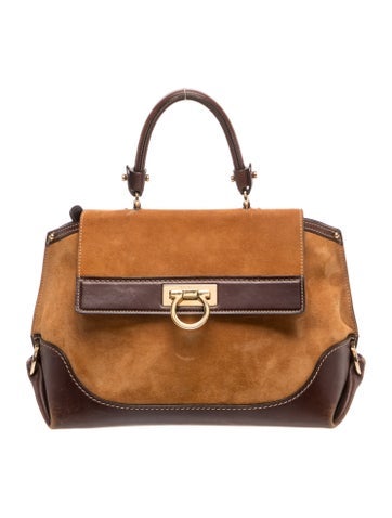 Leather Top Handle Bag