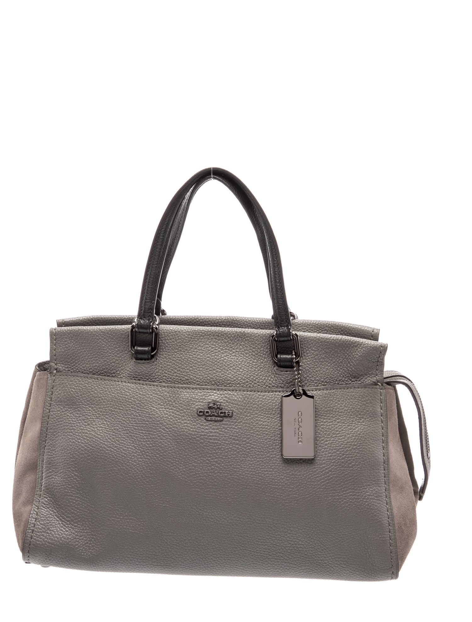 Leather Top Handle Bag