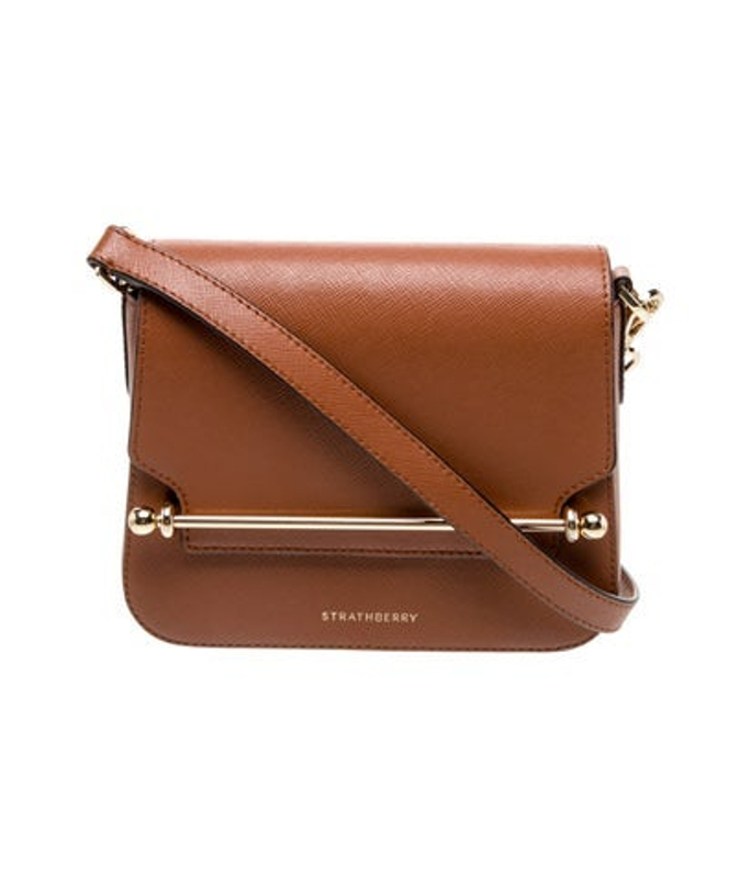 Strathberry Saffiano Leather Crossbody Bag