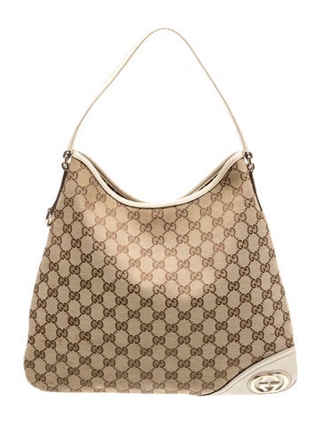GG Canvas New Britt Medium Vintage