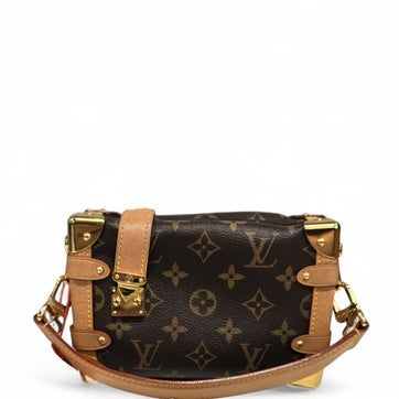 Coated Canvas Shoulder Bag