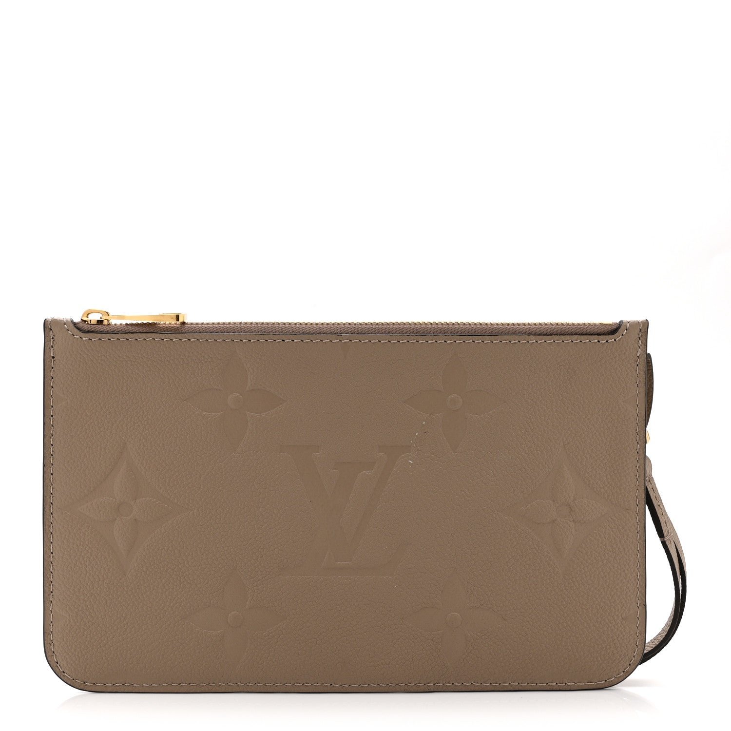Louis Vuitton Empreinte Monogram Giant Neverfull MM Pochette Tourterelle