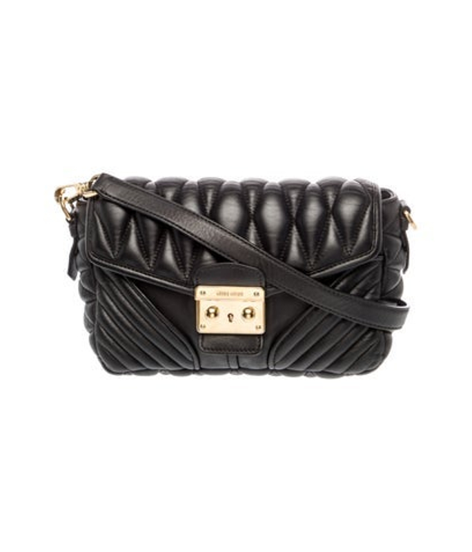Miu Miu Miu Leather Crossbody Bag