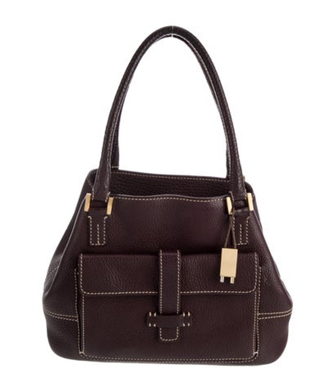 Loro Piana Piana Leather Top Handle Bag
