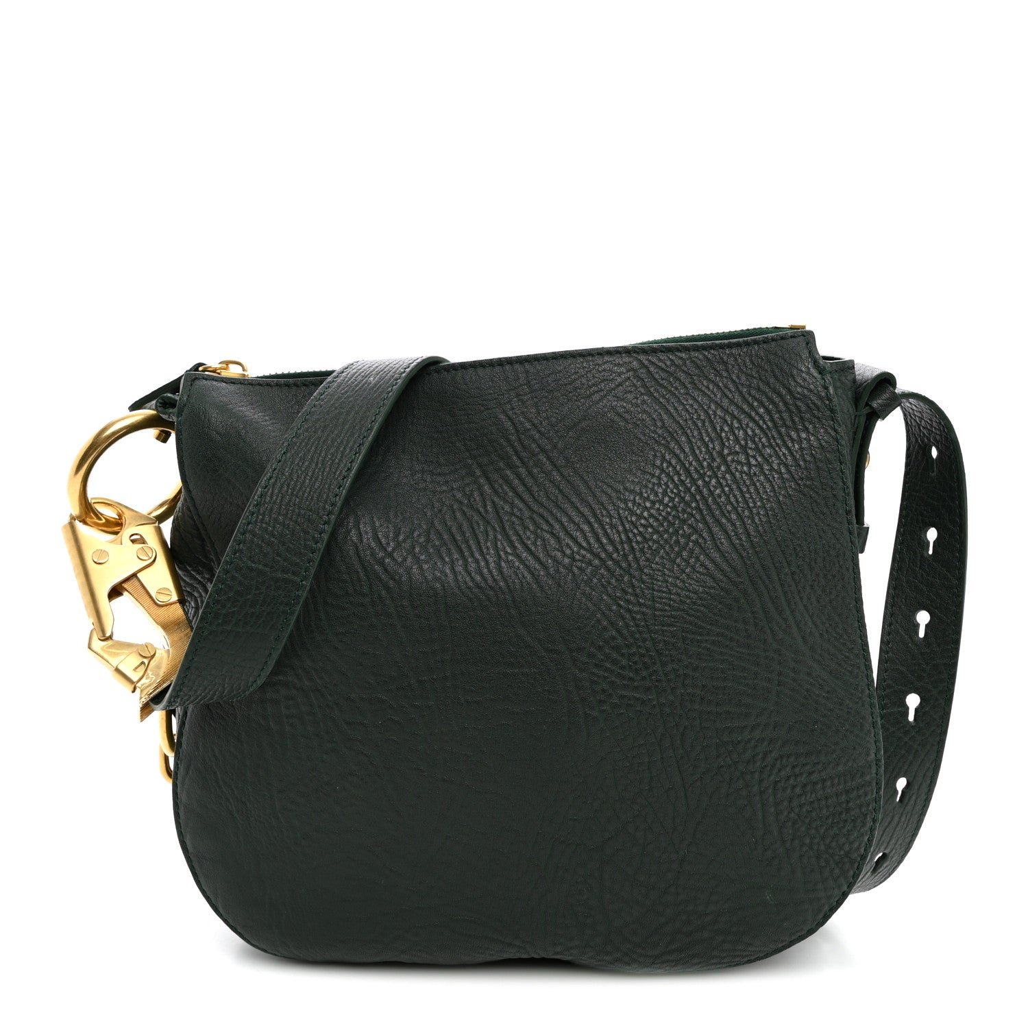 Burberry Grainy Calfskin Small Knight Bag Vine