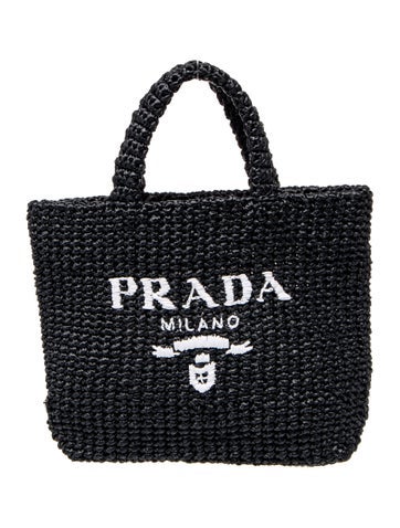 Raffia Grass Top Handle Bag Small