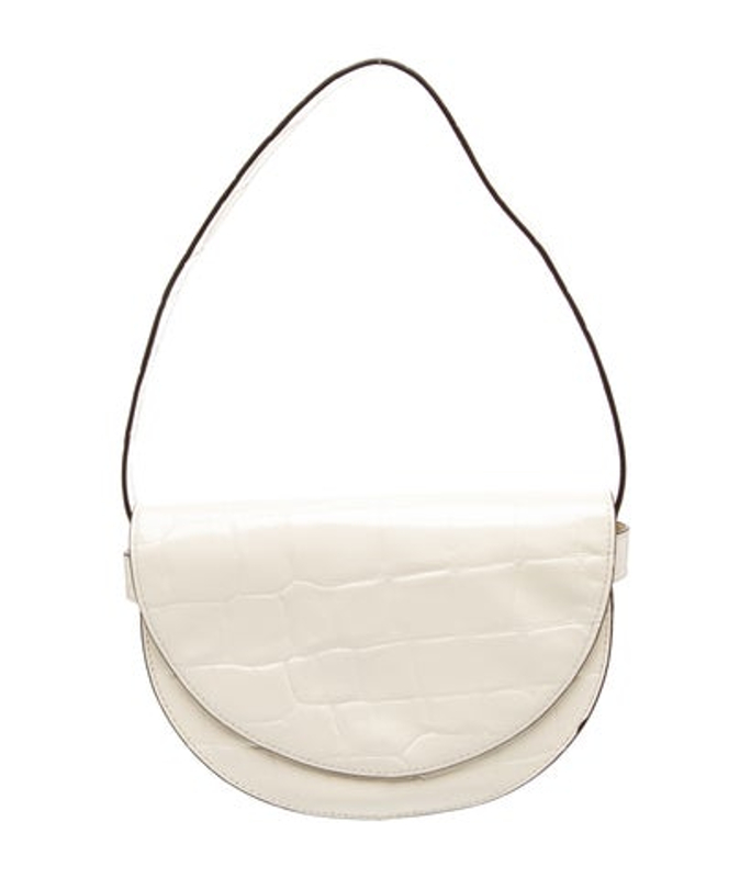 Staud Embossed Leather Shoulder Bag