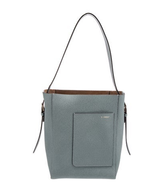 Valextra Saffiano Leather Bucket Bag
