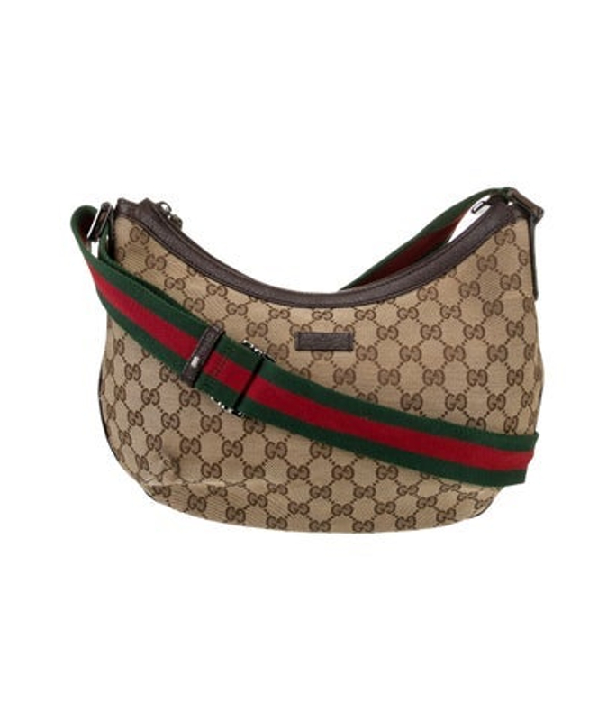 Gucci Gg Canvas Shoulder Bag Vintage