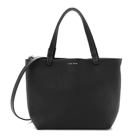 The Row Grained Calfskin Small Park Tote Black