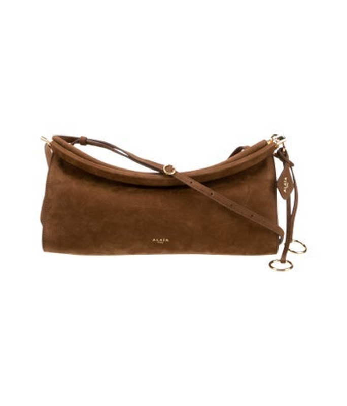 Alaia Suede Shoulder Bag