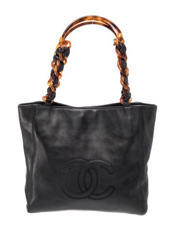 CC Tortoise Chain Tote Bag