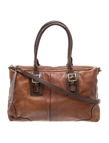 Leather Top Handle Bag