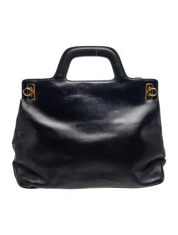 Leather Top Handle Bag