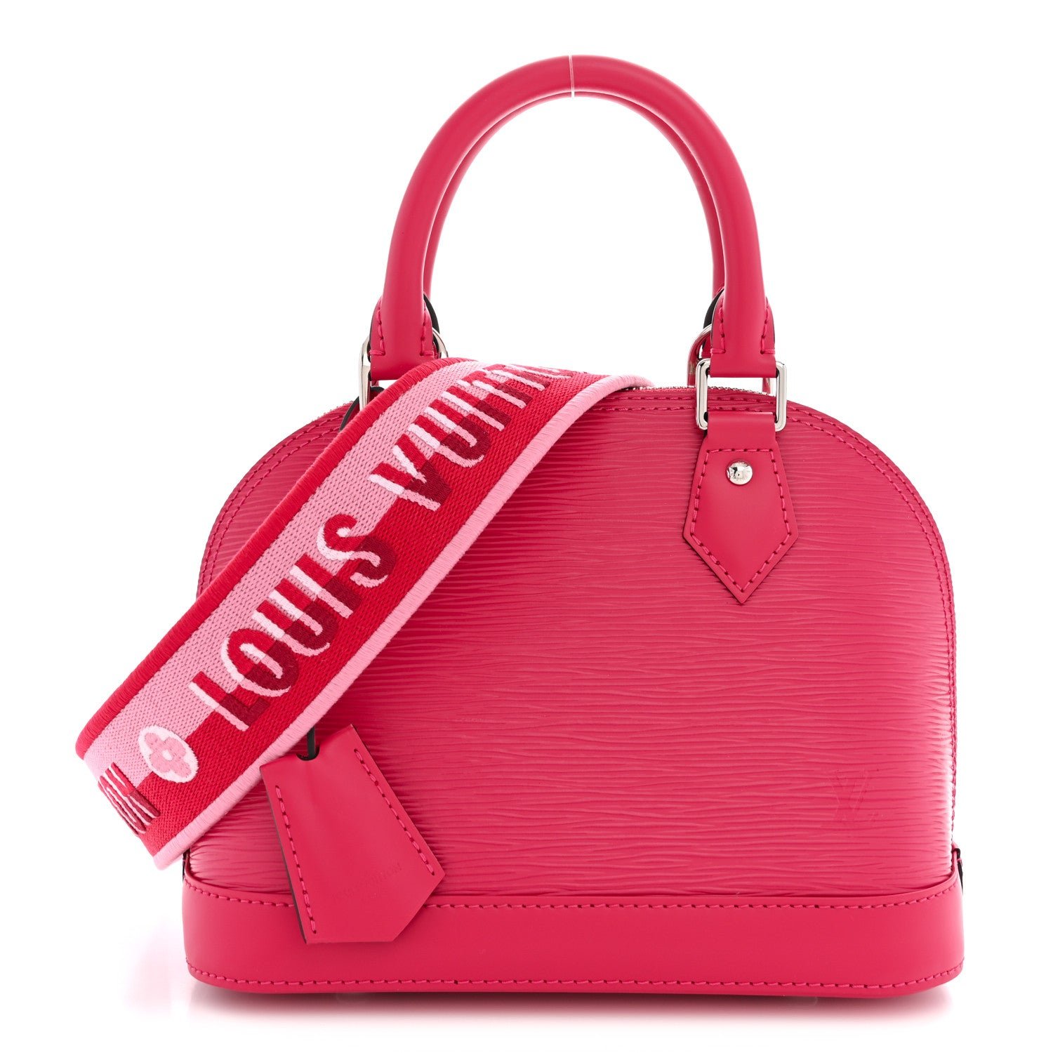 Louis Vuitton Epi Jacquard Alma BB Rose Pondicherry