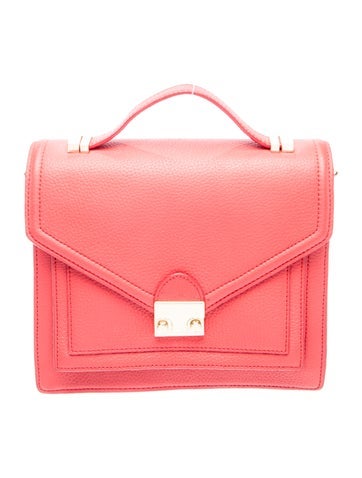 Loeffler Randall Leather Top Handle Bag