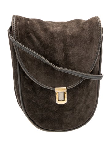 Suede Crossbody Bag Vintage