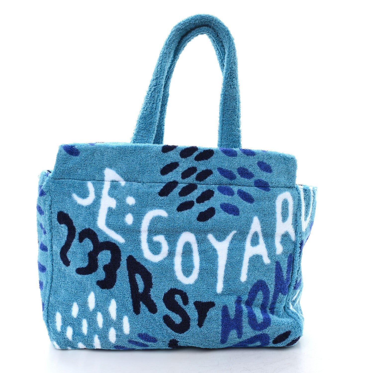 Goyard Goyard Eponge Terry Beach Bag Turquoise