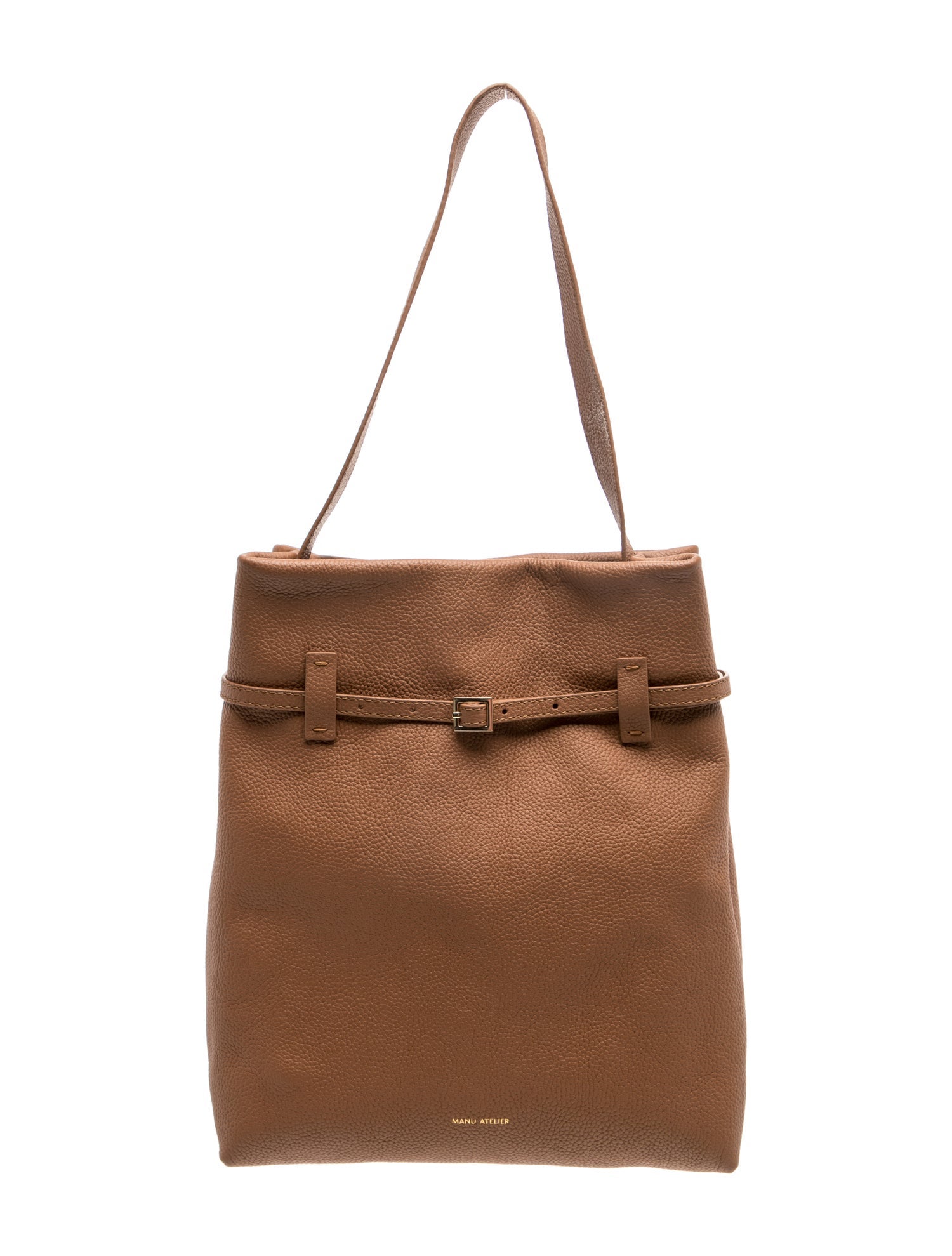 Manu Atelier Leather Bucket Bag