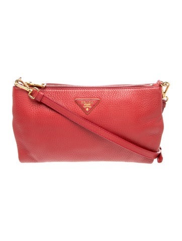 Enameled Metal Triangle Crossbody Bag