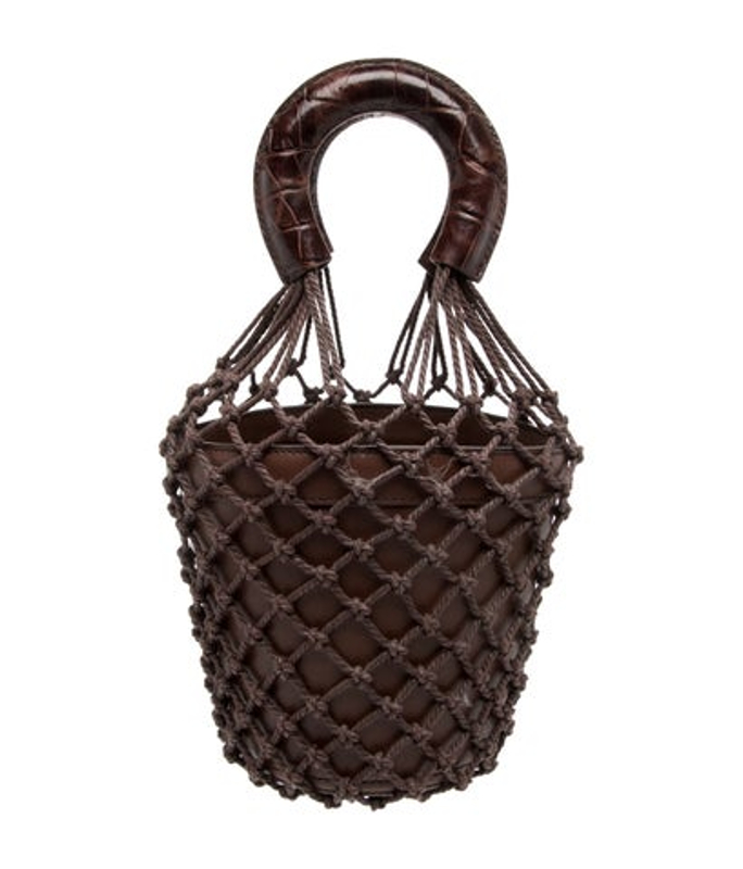 Staud Leather Top Handle Bag