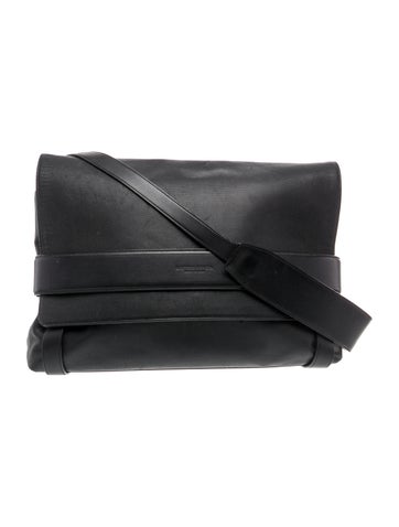 Marco Polo Leather Messenger Bag