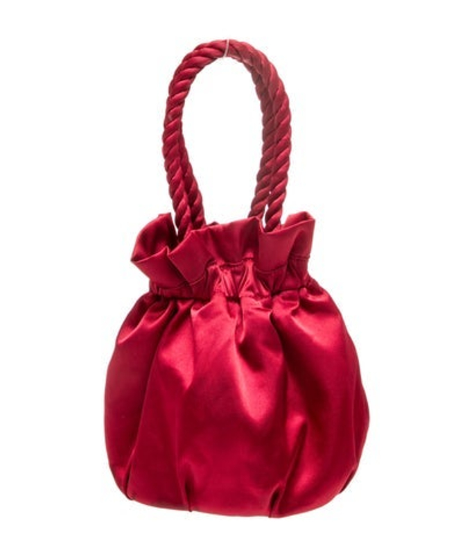 Staud Satin Bucket Bag