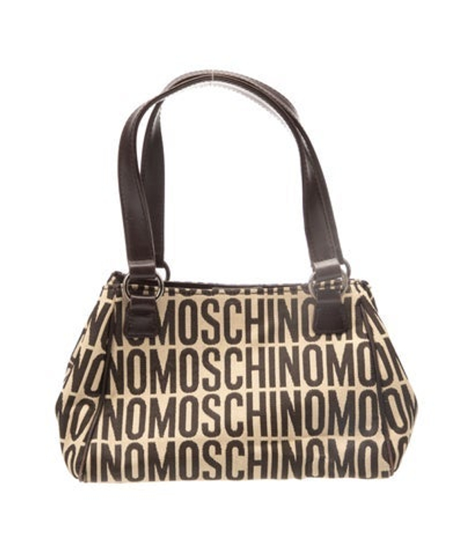 Moschino Canvas Top Handle Bag