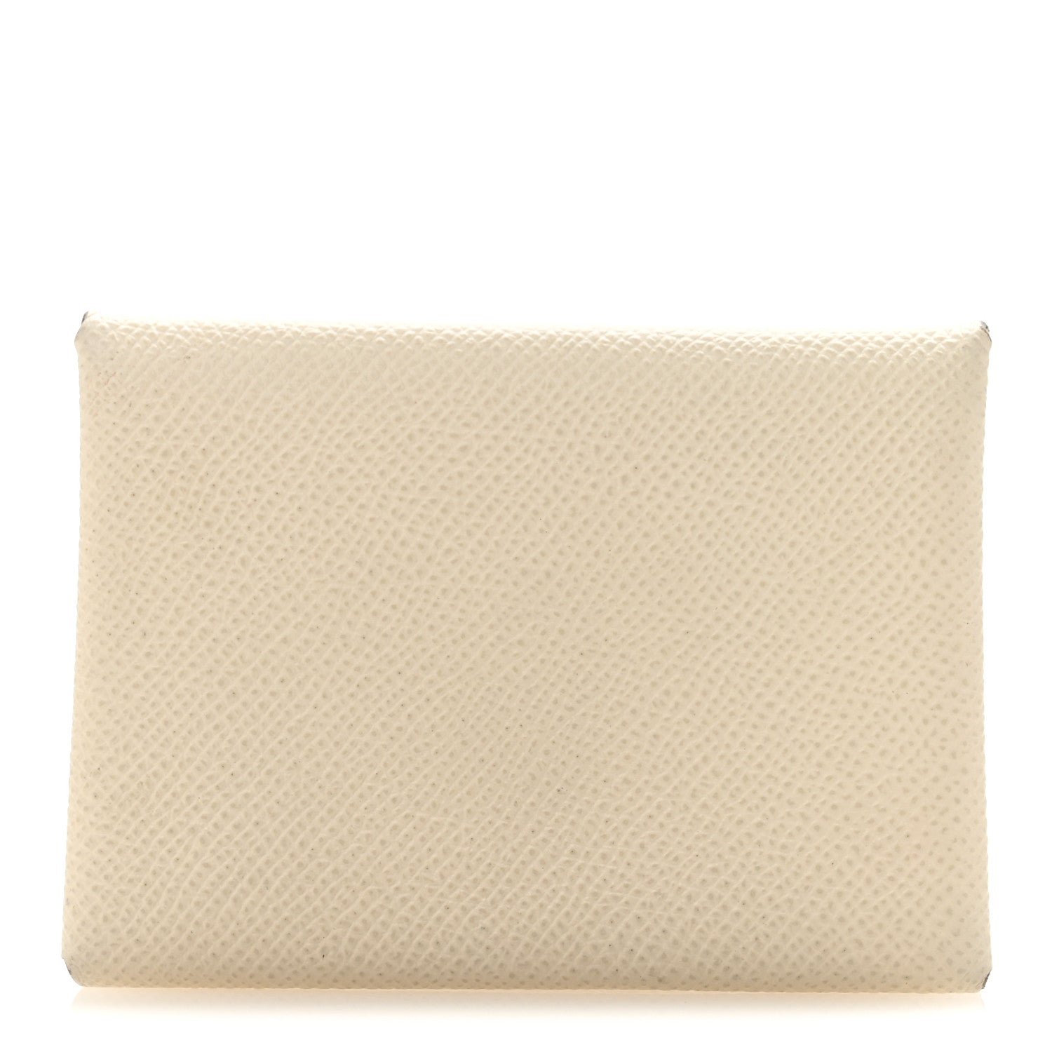 Hermes Epsom Calvi Duo Card Case Craie