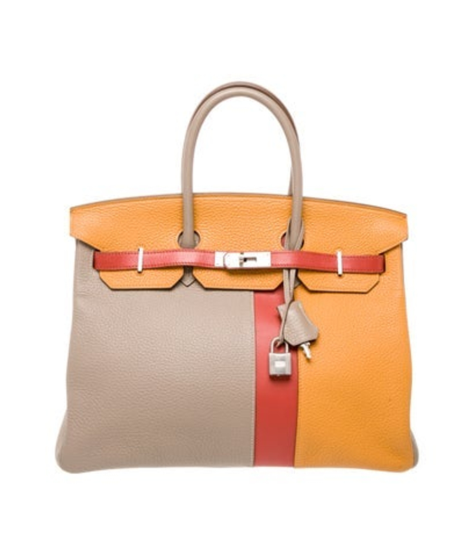 Hermes Clemence And Swift Cascade Birkin 35