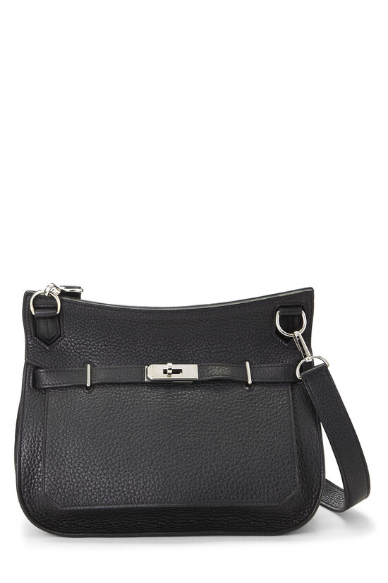 Hermès Black Clemence Jypsiere 28