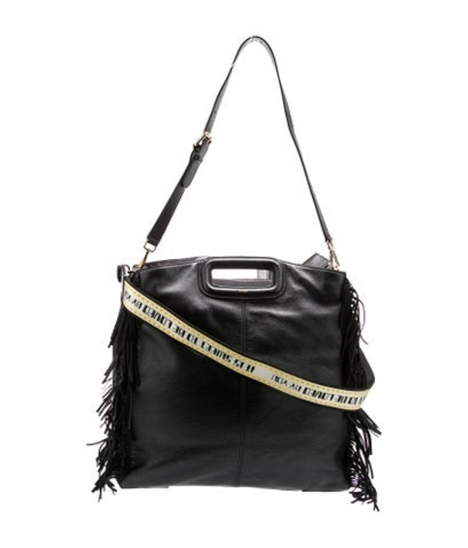 Maje Leather Crossbody Bag