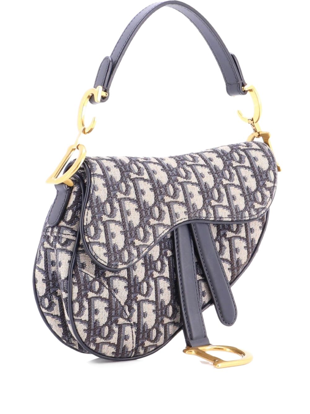 Saddle Handbag Oblique Canvas Mini shoulder bag