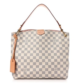 Louis Vuitton Damier Azur Graceful PM Rose Ballerine