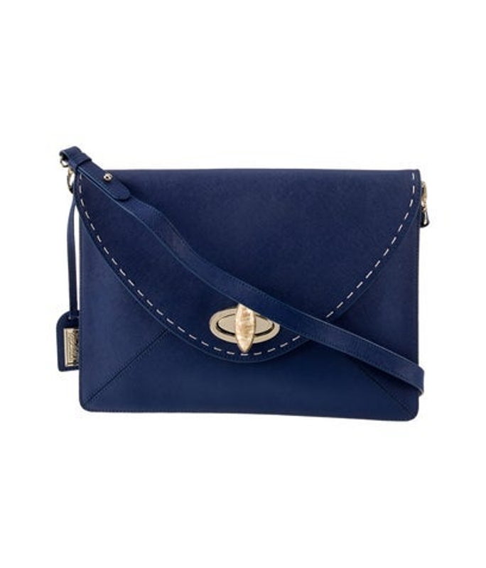 Badgley Mischka Mischka Saffiano Leather Crossbody Bag